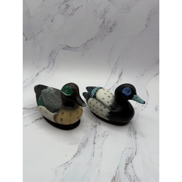 Vintage Jasco Duck Lint Brushes 5.5" Length Set of 2 Hand‎ Painted Multicolor - Picture 2 of 16